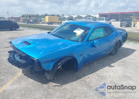 2023 Dodge Challenger R/T из США, поврежденный, VIN 2C3CDZBT6PH610914
